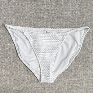 Aerie Crochet White Bikini Bottom